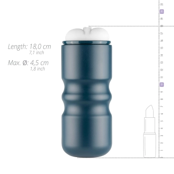 Masturbator waginalny FPPR biały 18 cm