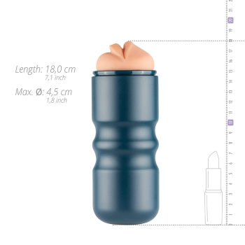 Masturbator usta FPPR brązowy 18 cm
