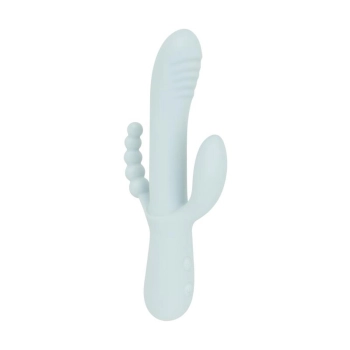 Wibrator silikonowy Good Vibes Only Sage niebieski USB 22 cm