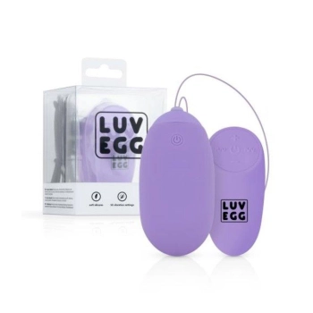 Jajko wibracyjne Luv Egg XL fioletowe silikonowe USB 16 cm