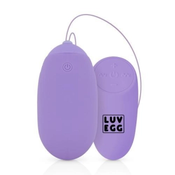Jajko wibracyjne Luv Egg XL fioletowe silikonowe USB 16 cm