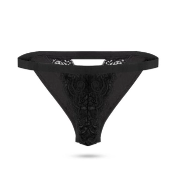 Wibrujące stringi EasyToys PantyRebel czarne z pilotem
