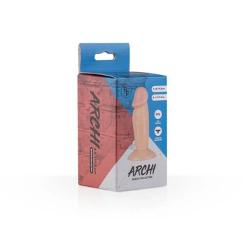 Dildo realistyczne Archi EasyToys beżowe z przyssawką 11,5 cm