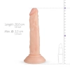 Dildo realistyczne Blane EasyToys beżowe 20 cm z przyssawką