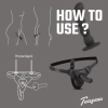 Strap on silikonowy Teazers z uprzężą regulowaną 110 cm