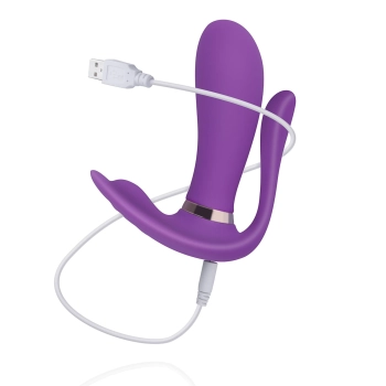 Wibrator punktu G Teazers Purple Pleaser fioletowy z pilotem