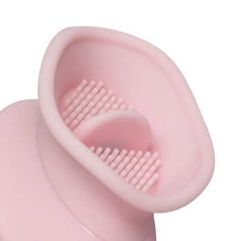 Stymulator łechtaczki z stringami Teazers różowy USB