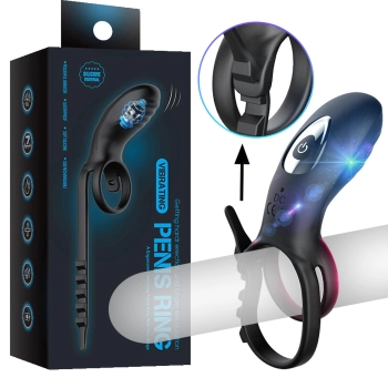 Regulowany podwójny pierścień wibrujący z pilotem B Series Cute USB