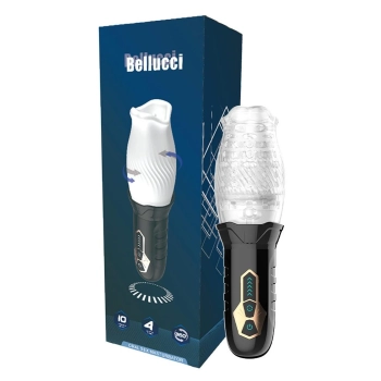 Rotating and vibrating masturbator