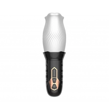 Rotating and vibrating masturbator