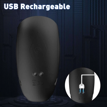 Silikonowy regulowany wibrator na penisa noszony B Series Cute USB