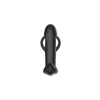 Wibrator analny z pchnięciem B Series Cute silikonowy 10+10