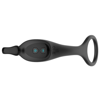 Wibrator analny z pchnięciem B Series Cute silikonowy 10+10