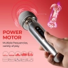 Masażer wand metaliczny silikonowy B Series Cute USB 24 cm