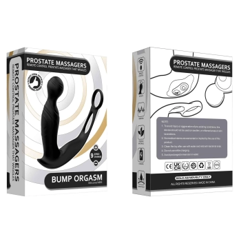 Masażer prostaty falujący z pilotem B-Series Cute silikonowy USB 15 cm