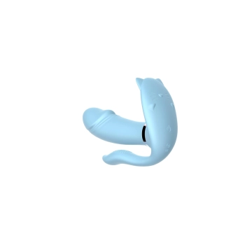 Wibrator analny Cat B Series Cute silikonowy 9 trybów USB