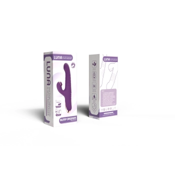 Luna suction thrusting G-spot massager