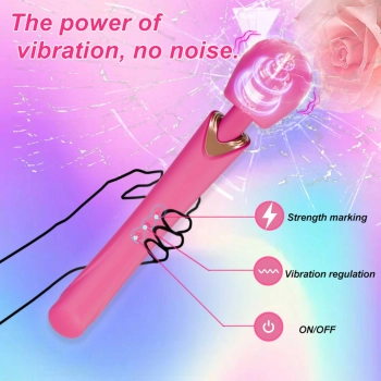 Masażer wibracyjny Perfect Wand różowy silikonowy USB