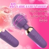 Stymulator łechtaczki silikonowy Little Fairy Wand fioletowy 14 cm