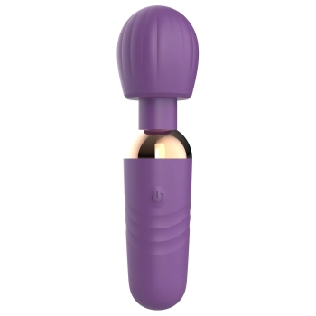 Stymulator łechtaczki silikonowy Little Fairy Wand fioletowy 14 cm
