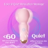 Mini masażer wibracyjny Cute silikonowy różowy USB