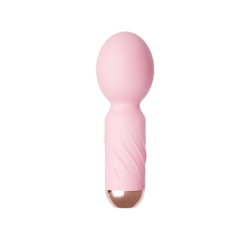 Mini masażer wibracyjny Cute silikonowy różowy USB