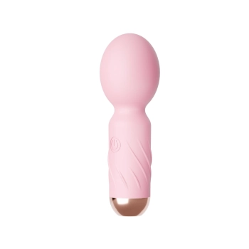 Mini masażer wibracyjny Cute silikonowy różowy USB