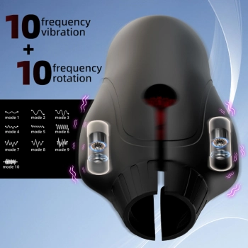 Automatyczny masturbator Cyclone Spinner Elite z rotacją i wibracją USB