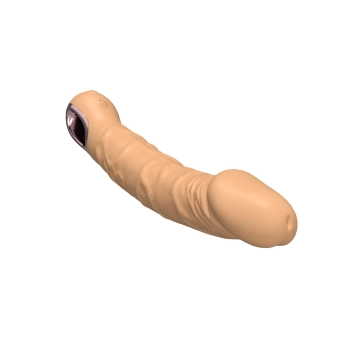 Wibrator Jump-O realistyczny silikonowy cielisty USB wodoodporny