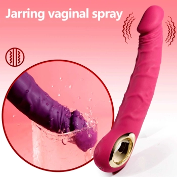Wibrator Jump-O realistyczny silikonowy cielisty USB wodoodporny