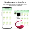 Jajeczko wibrujące App Love z aplikacją czerwone silikonowe 9,6 cm