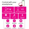 Jajeczko wibrujące App Love z aplikacją czerwone silikonowe 9,6 cm