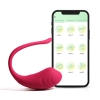 Jajeczko wibrujące App Love z aplikacją czerwone silikonowe 9,6 cm