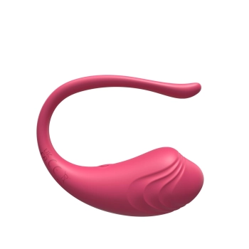 Jajeczko wibrujące App Love z aplikacją czerwone silikonowe 9,6 cm