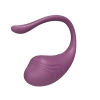 Jajeczko silikonowe wibrujące z aplikacją App Love Egg fioletowe 9,6 cm
