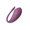 Jajeczko silikonowe wibrujące z aplikacją App Love Egg fioletowe 9,6 cm