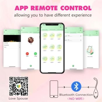 Jajeczko wibrujące App Love Egg zielone z aplikacją