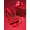 Wibrator szminkowy silikonowy czerwony B Series Cute USB 10 cm
