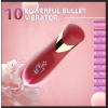 Wibrator szminkowy silikonowy czerwony B Series Cute USB 10 cm
