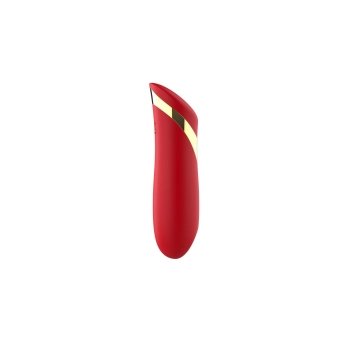 Wibrator szminkowy silikonowy czerwony B Series Cute USB 10 cm