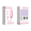 Jajko wibrujące z aplikacją B Series Cute silikonowe 8 cm