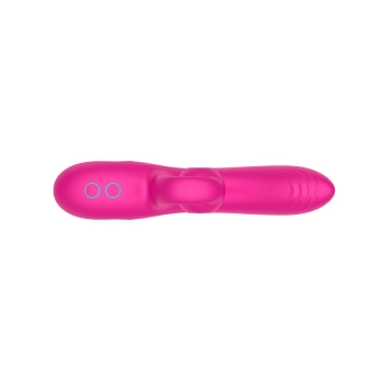 Wibrator króliczek B Series Cute fioletowy silikonowy wodoodporny