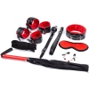 Fetish Fever - Bondage Set - 9 pieces - Red/Black