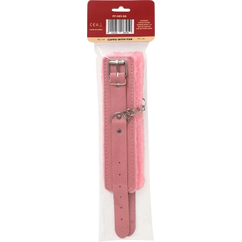 Fetish Fever - Cuffs With Fur - Pink