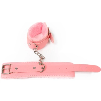 Fetish Fever - Cuffs With Fur - Pink