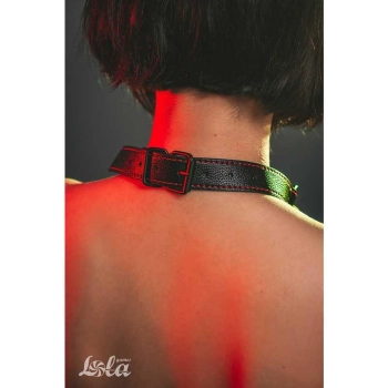Knebel silikonowy Bone Gag Lola Games czarny 1,9 cm