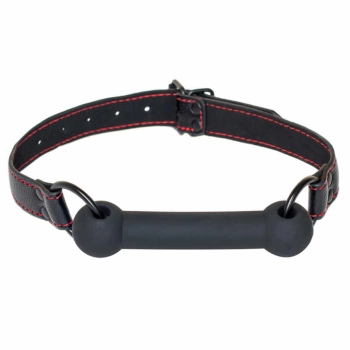 Knebel silikonowy Bone Gag Lola Games czarny 1,9 cm