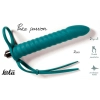 Strap-on silikonowy Pure Rori zielony Lola Games 16 cm z wibracją