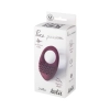 Pierścień wibrujący Pure Passion Stellar silikonowy czerwony 7,5 cm