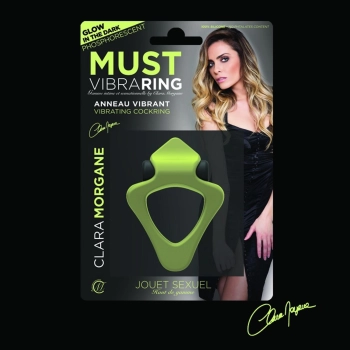 Pierścień wibrujący Clara Morgane świecący w ciemności